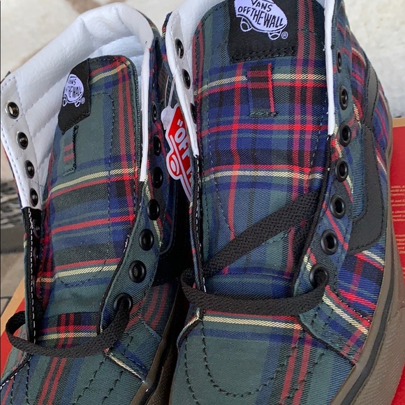 VANS SK8-Hi REISSUE TARTAN GUM BLACK/CLASSIC WMNS - Picture 9 of 16